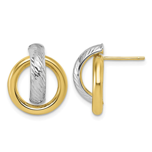 Polished and D/C Post Earrings