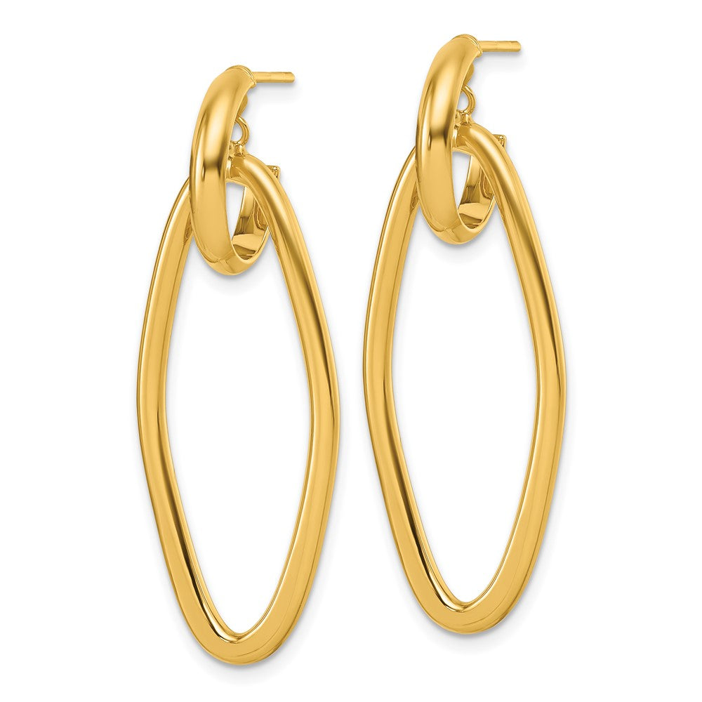 Polished Dangle Post Earrings