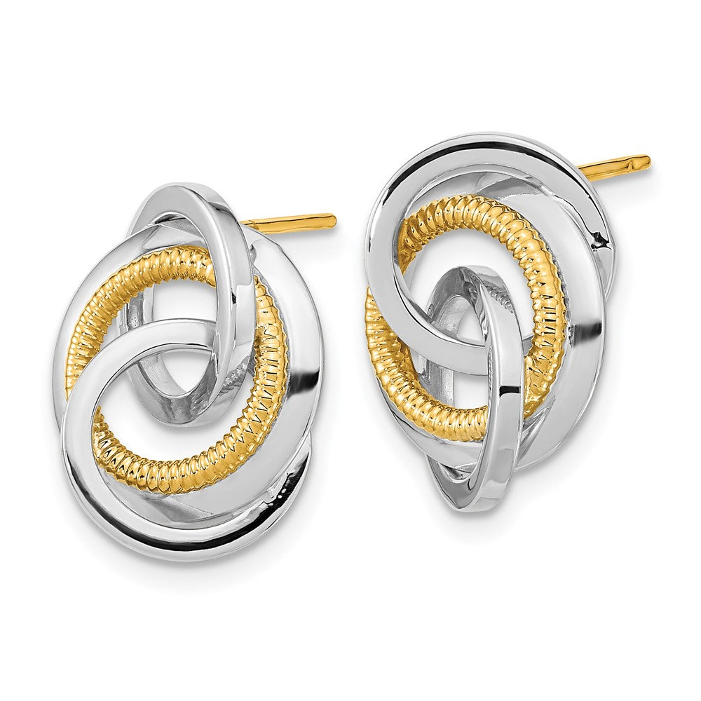 Polished & Textured Post Earrings