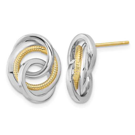 Polished & Textured Post Earrings