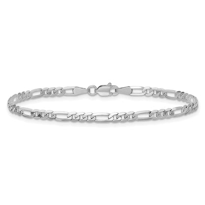 3mm Flat Figaro Chain Anklet