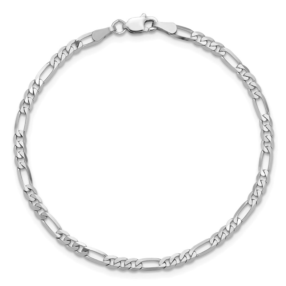 3mm Flat Figaro Chain Anklet