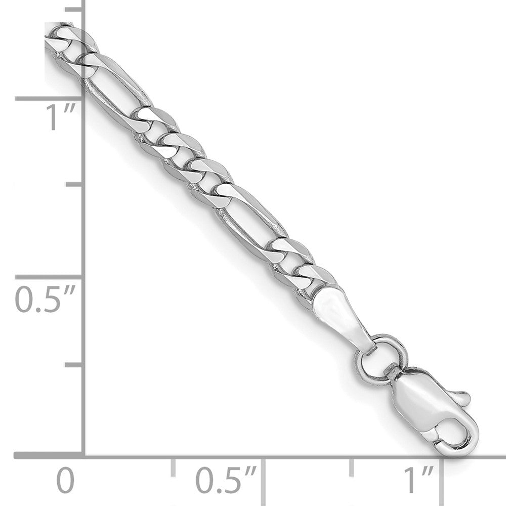 3mm Flat Figaro Chain Anklet