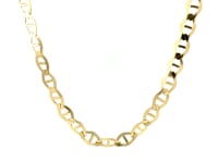 14k Yellow Gold Mariner Link Chain
