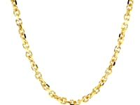 14k Diamond Cut Cable Link Chain (3.70 mm)