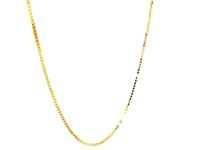 14k Octagonal Box Chain (1.00 mm)
