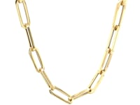 14K Wide Paperclip Chain