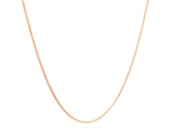 14k Diamond Cut Round Wheat Chain