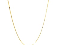 Double Extendable Box Chain in 14k (0.51 mm)