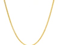 14k Round Wheat Chain