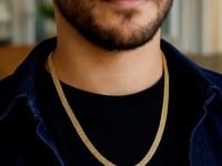 14k Yellow Gold Bismark Chain