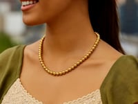 14k Yellow Gold Bead Chain (6mm)