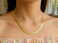 14k Super Flex Herringbone Chain