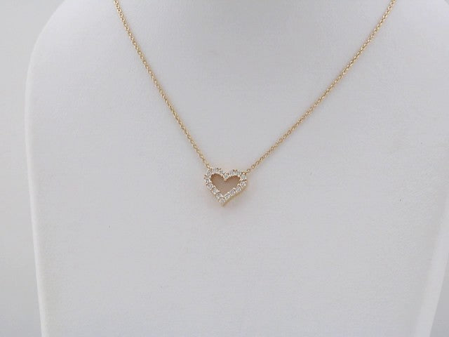Natural Diamond Heart Necklace